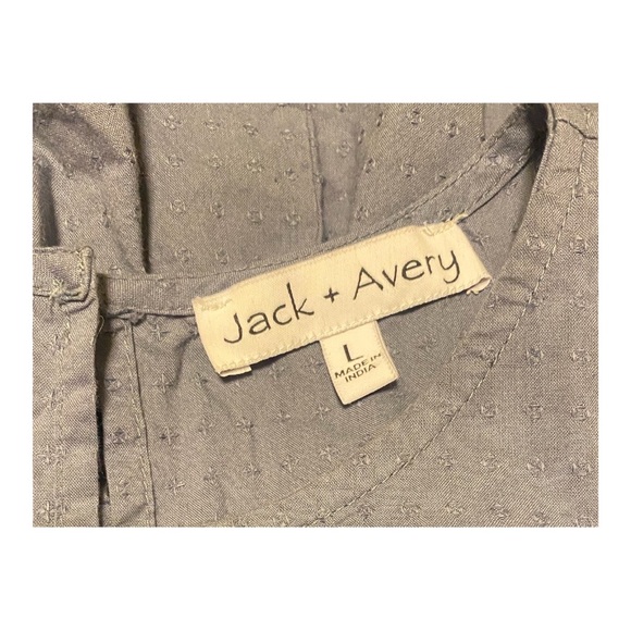 Jack + Avery Tiered Oversized Babydoll Dress Sz L (fits Plus Size) - Picture 5 of 5